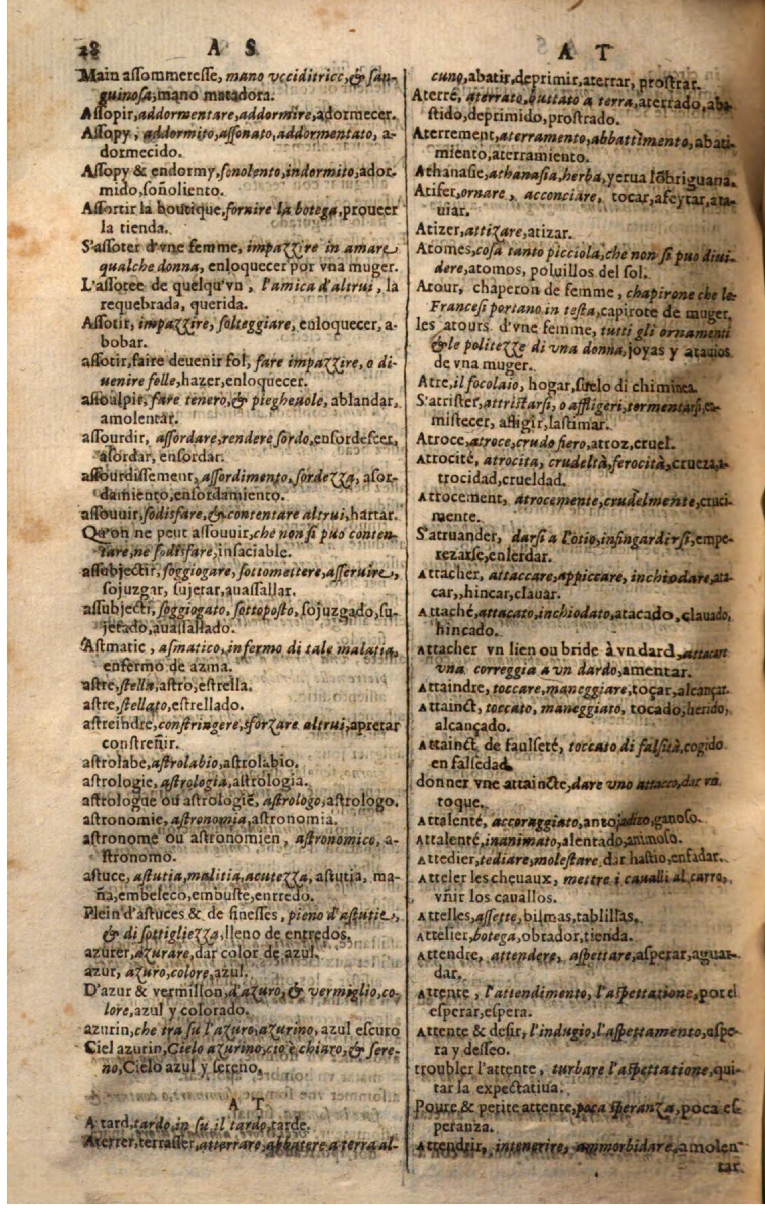 1644 - Jacques Crespin - Trésor des trois langues - Passau 1644 - Jacques Crespin - Trésor des trois langues - Passau