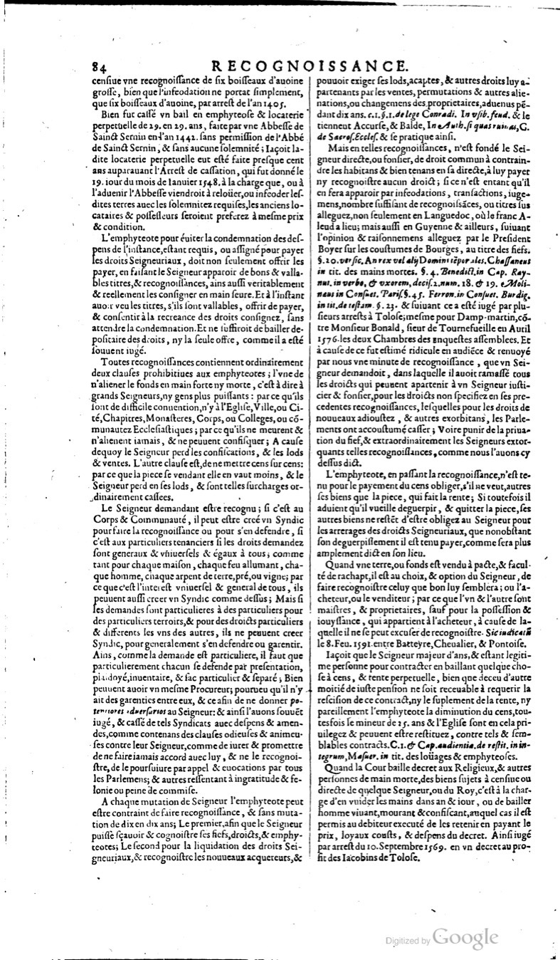 1629 - Veuve Nicolas Buon - Trésor du droit français (21754 T. 3) - BM Lyon