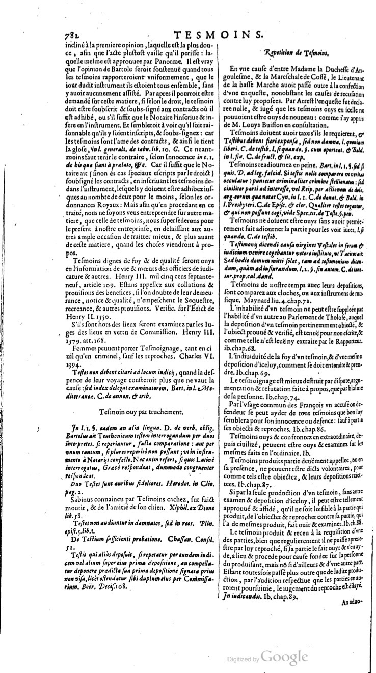 1629 - Veuve Nicolas Buon - Trésor du droit français (21754 T. 3) - BM Lyon