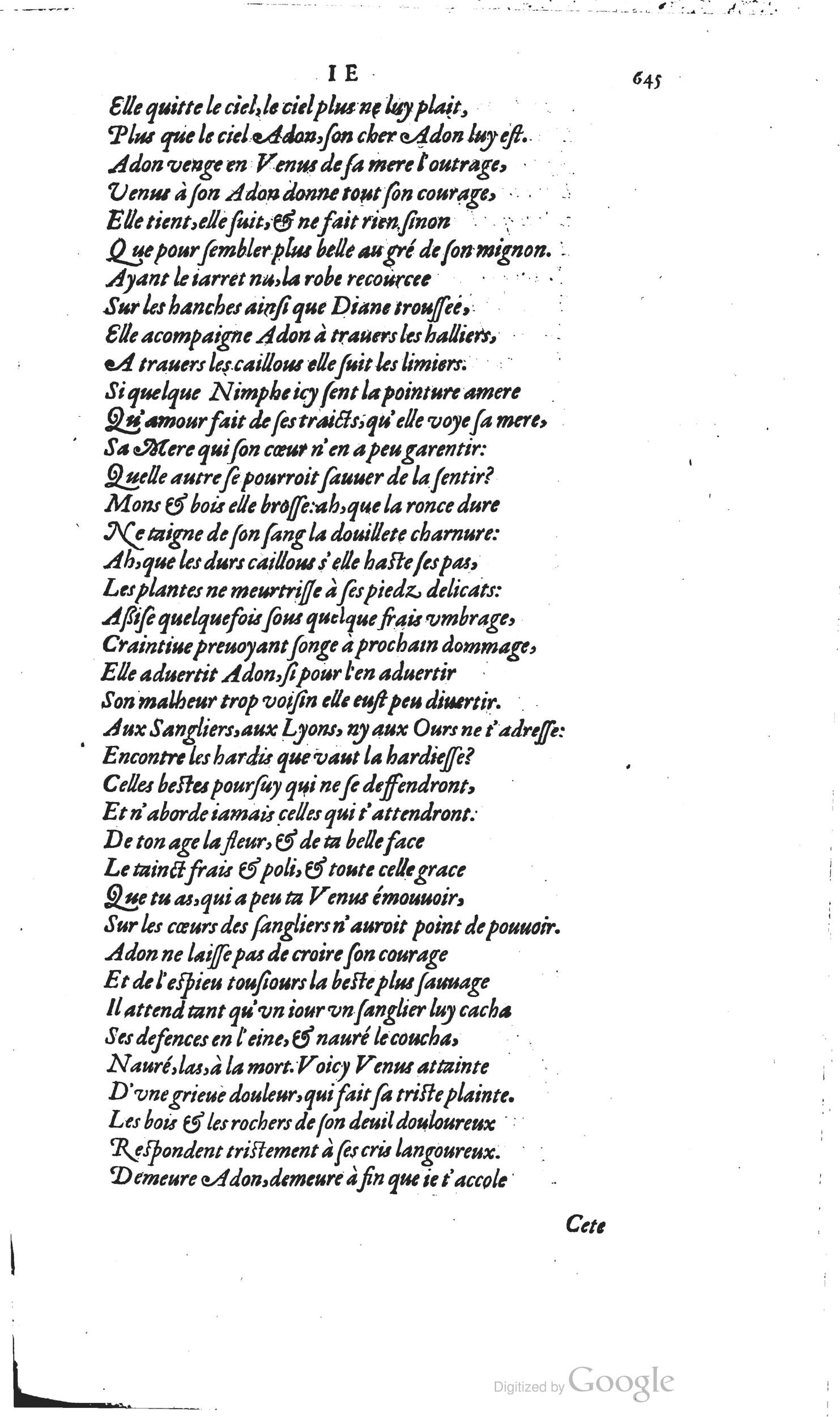 1585 - Barthélemy Honorat - Bibliothèques françaises - BSB Munich
