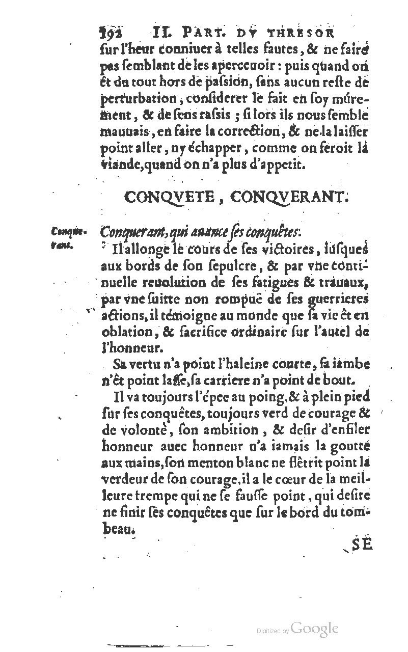 1610 - Louis Coste - Trésor de l’éloquence française (Seconde partie) - BM Lyon