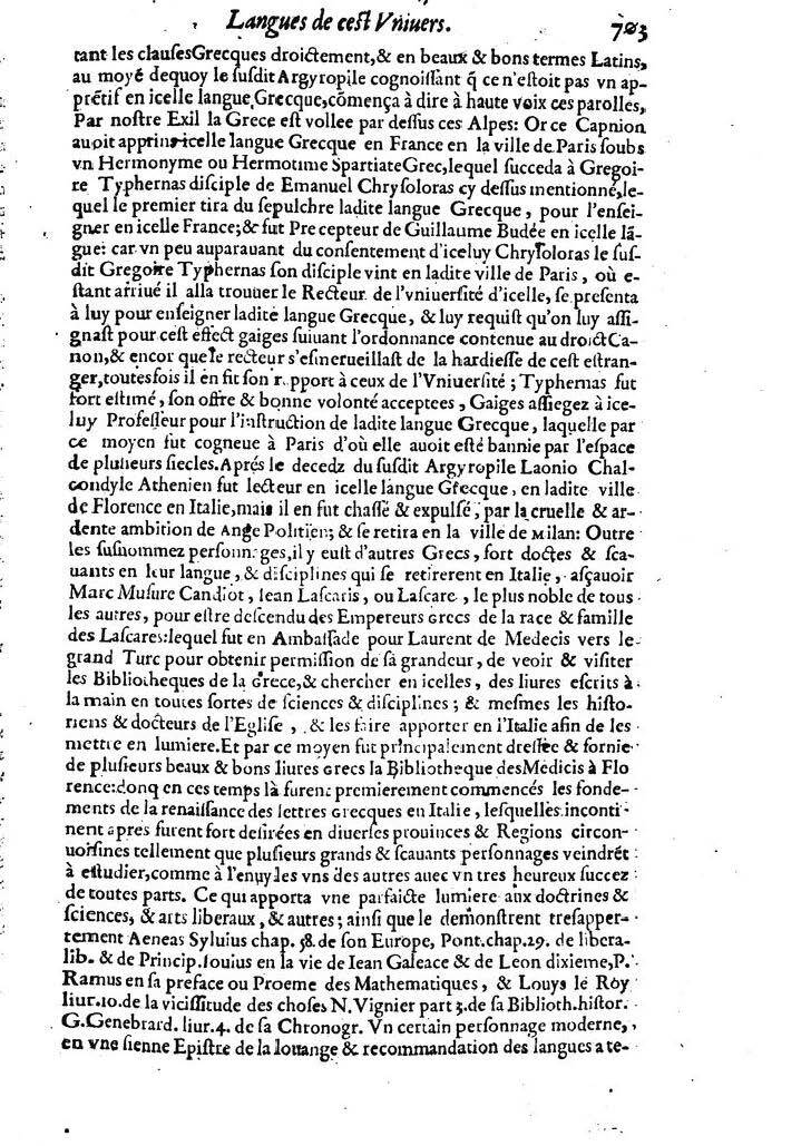1613 - Matthieu Berjon - Trésor de l’histoire des langues de cet univers - BM Lyon