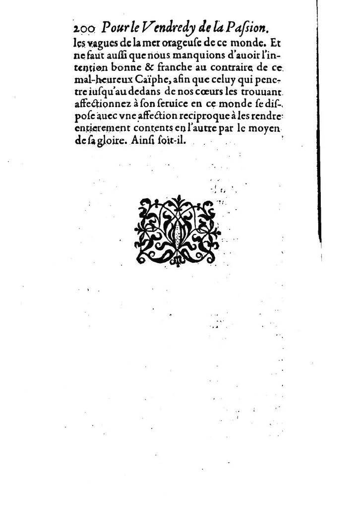 1607 - Nicolas Du Fossé - Trésor quadragésimal - T 02 - BM Lyon 1607 - Nicolas Du Fossé - Trésor quadragésimal - T 02 - BM Lyon