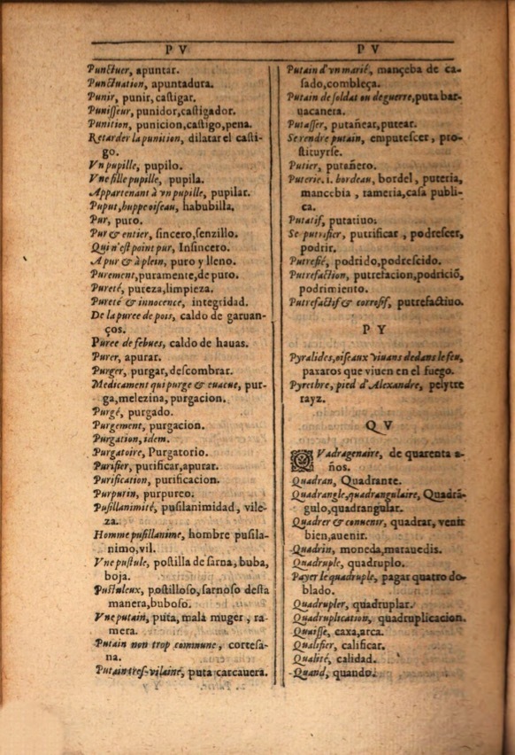 1607 - Marc Orry - Trésor des deux langues espagnole et française (Première et Seconde parties) - ÖNB Wien