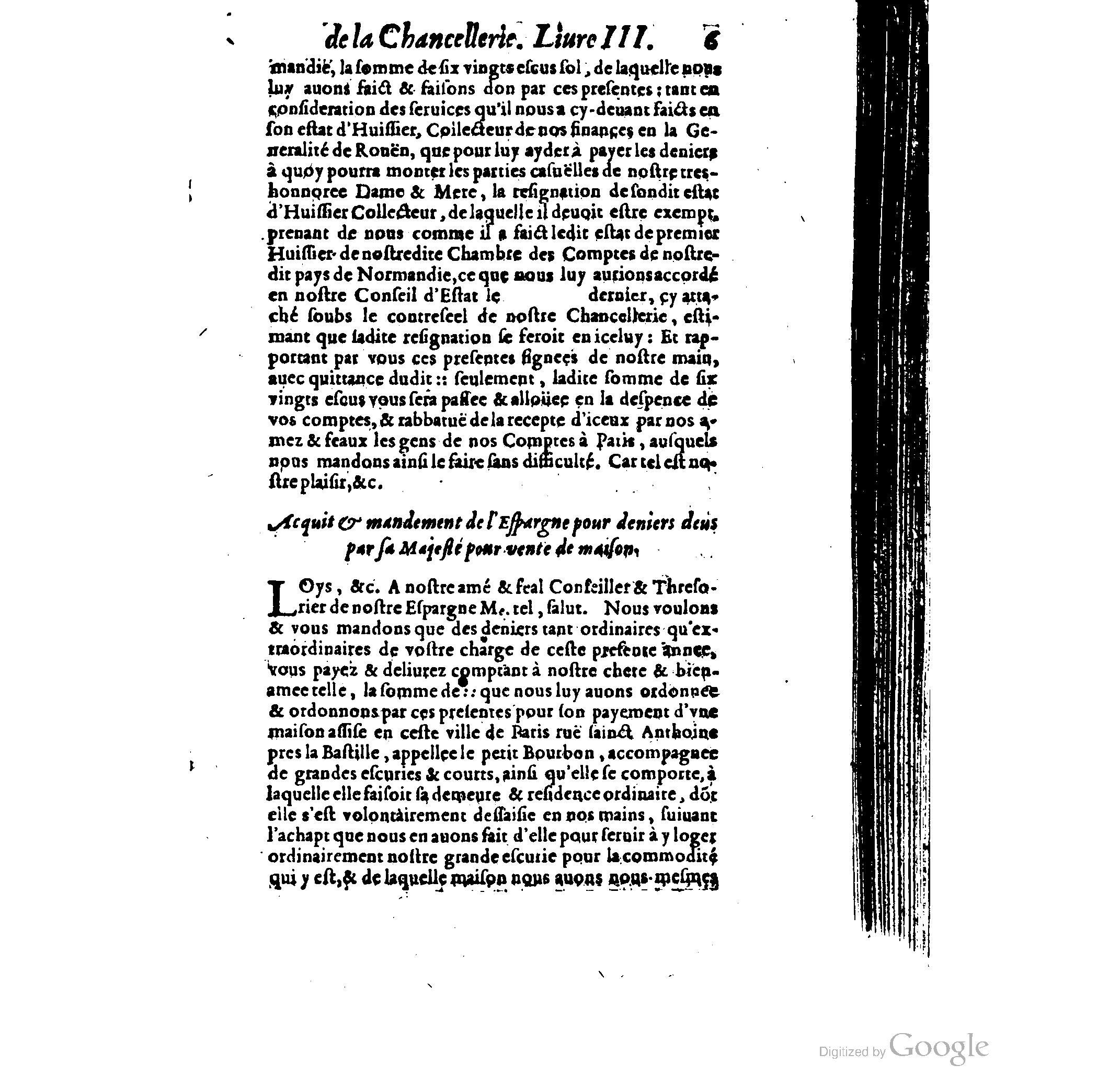1614 - Jean Richer - Trésor du nouveau style et protocole de la chancellerie de France - BSB Munich