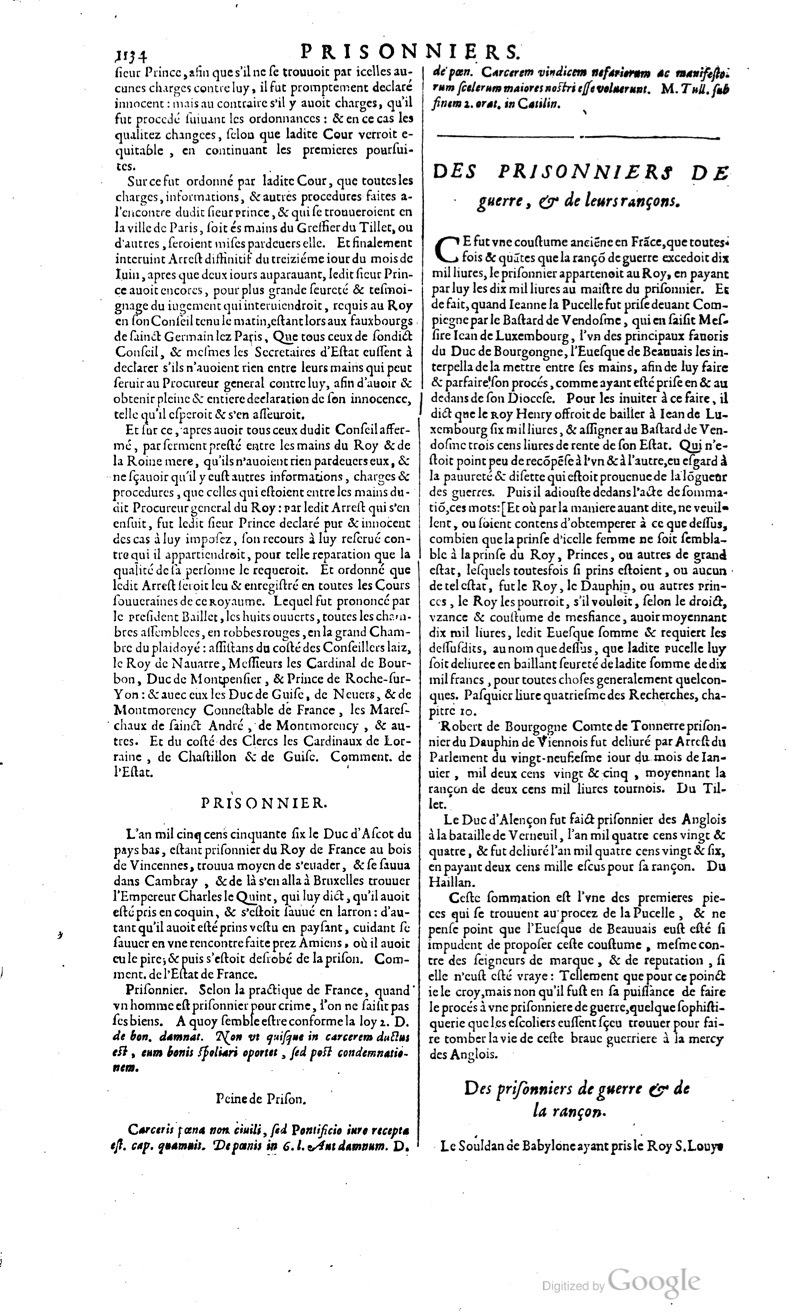 1629 - Veuve Nicolas Buon - Trésor du droit français (29620 T. 2) - BM Lyon