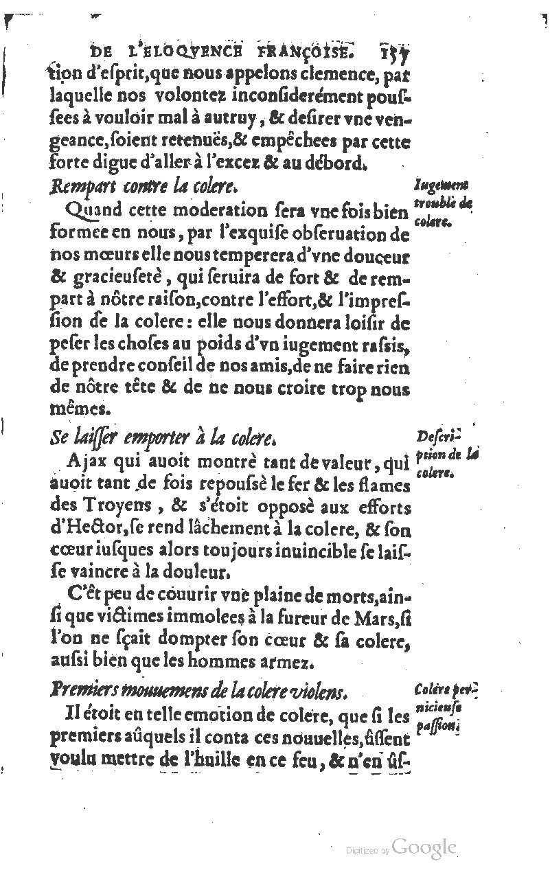 1610 - Louis Coste - Trésor de l’éloquence française (Seconde partie) - BM Lyon