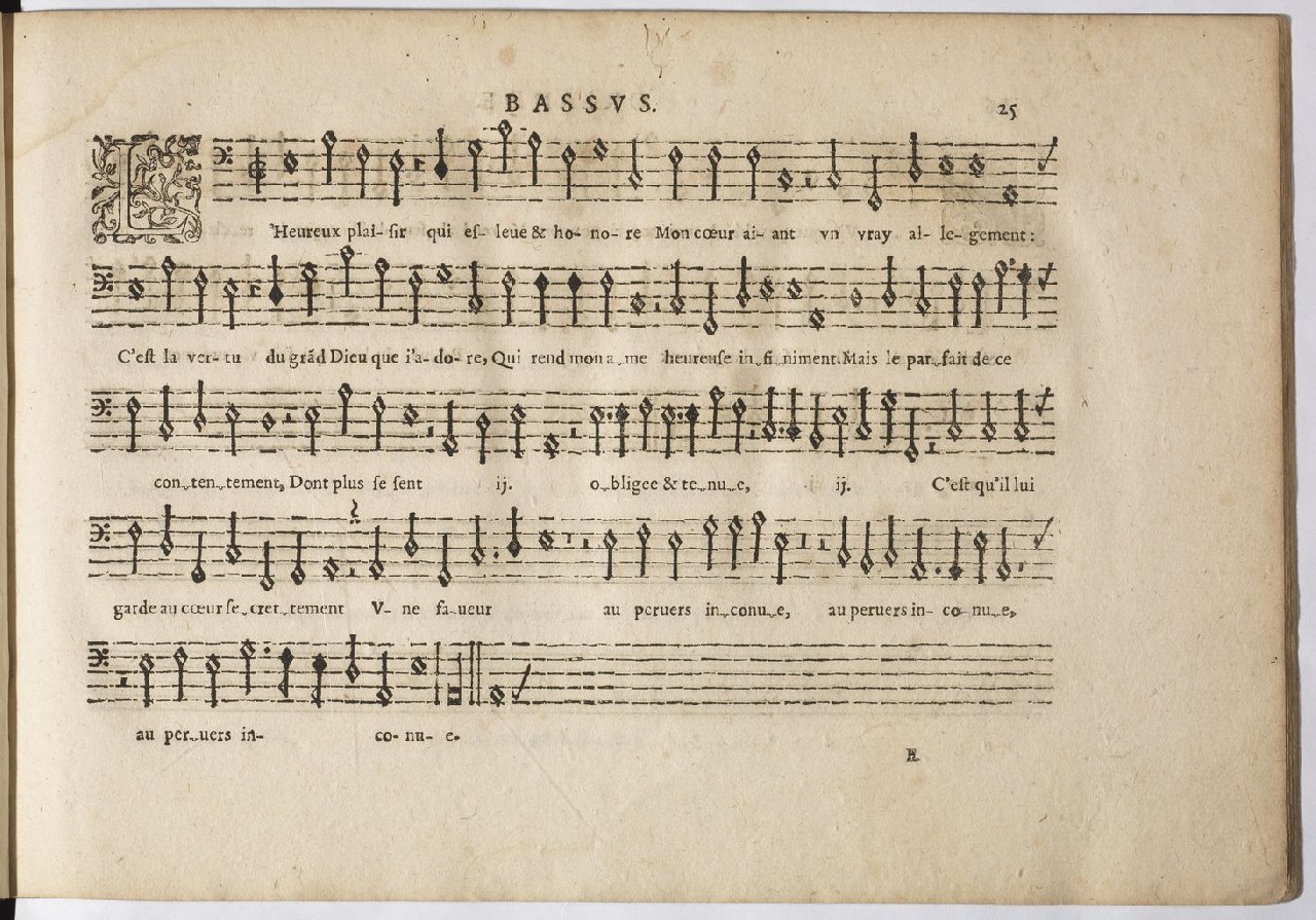 1594 - Paul Marceau - Trésor de musique d&#039;Orlande de Lassus, Superius, Bassus, Tenor, Quinta pars - BnF