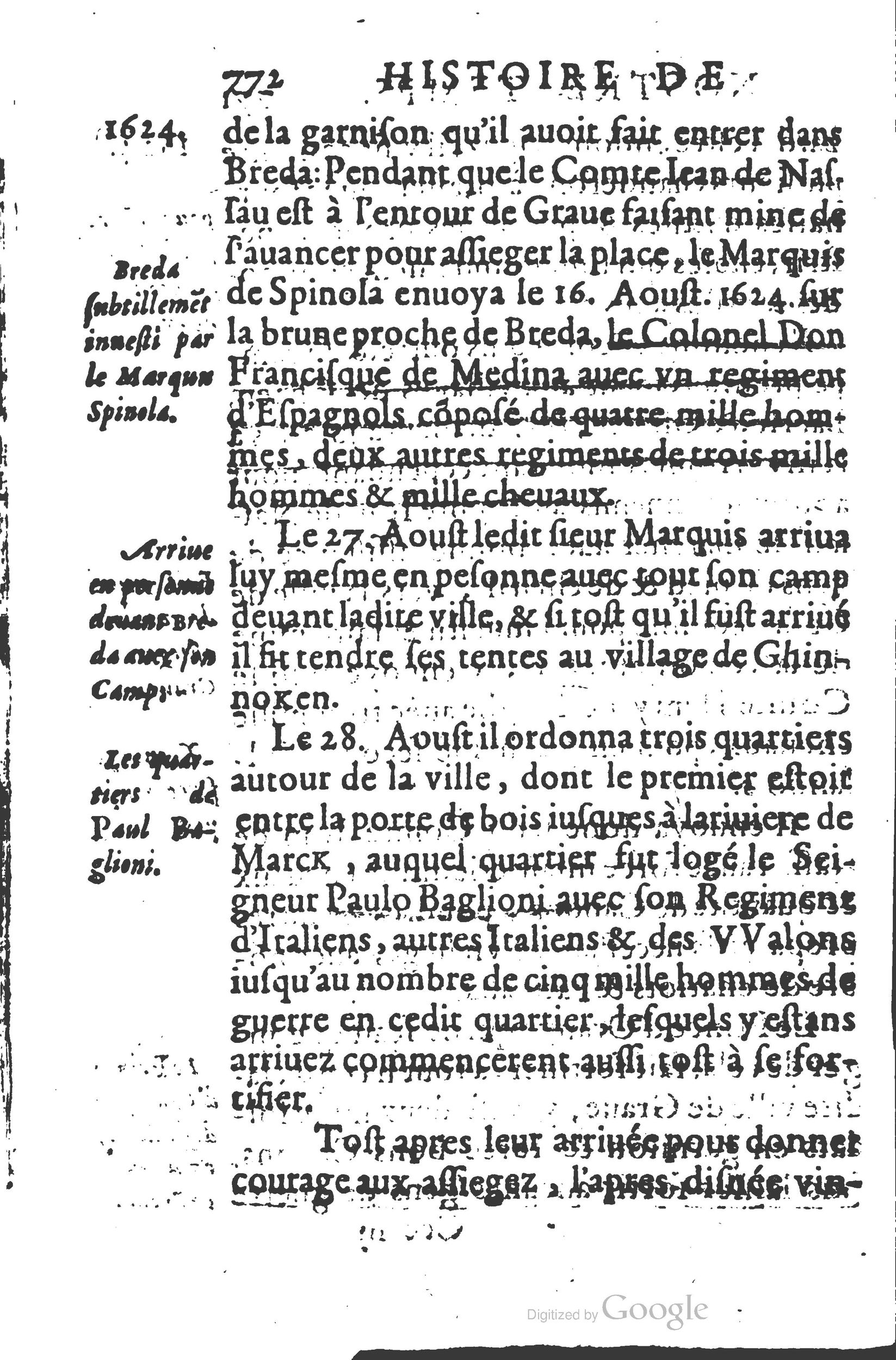 1626 - Joseph Bouillerot - Trésor de l’histoire générale de notre temps - BSB Munich