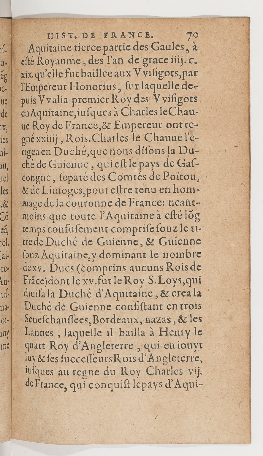 1583 - Galiot Corrozet - Trésor des histoires de France - BnF