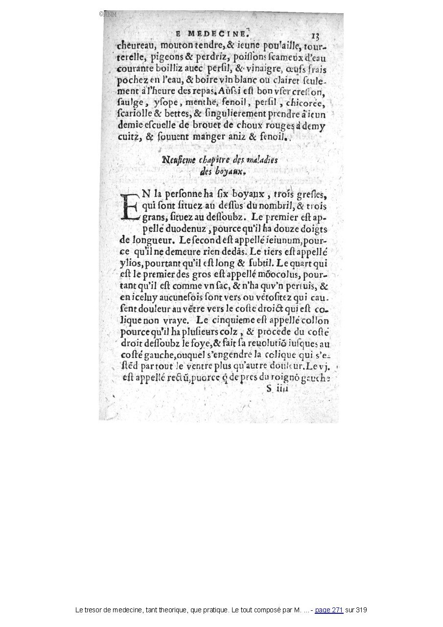 1560 - Pierre et Jan Moine - Trésor de médecine - Université Paris Cité