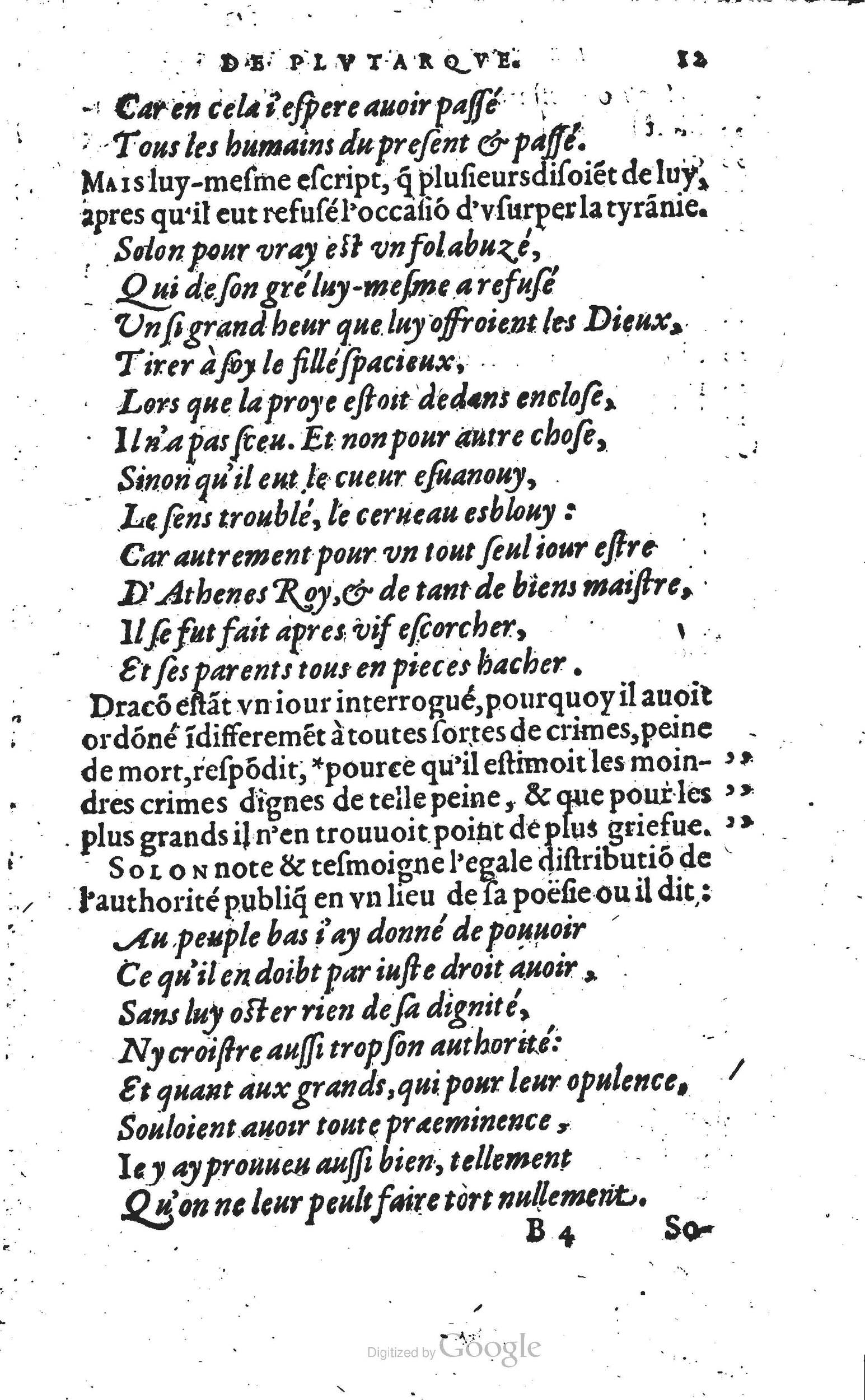 1567 - Willem Silvius - Trésor des vies de Plutarque - Anvers Musée Plantin-Moretus