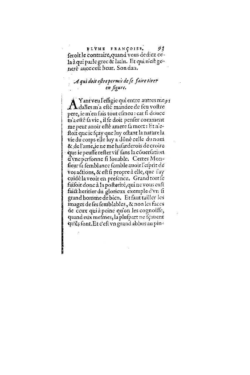 1572 - Nicolas Du Chemin - Finances et Trésor de la plume française - BM Lyon