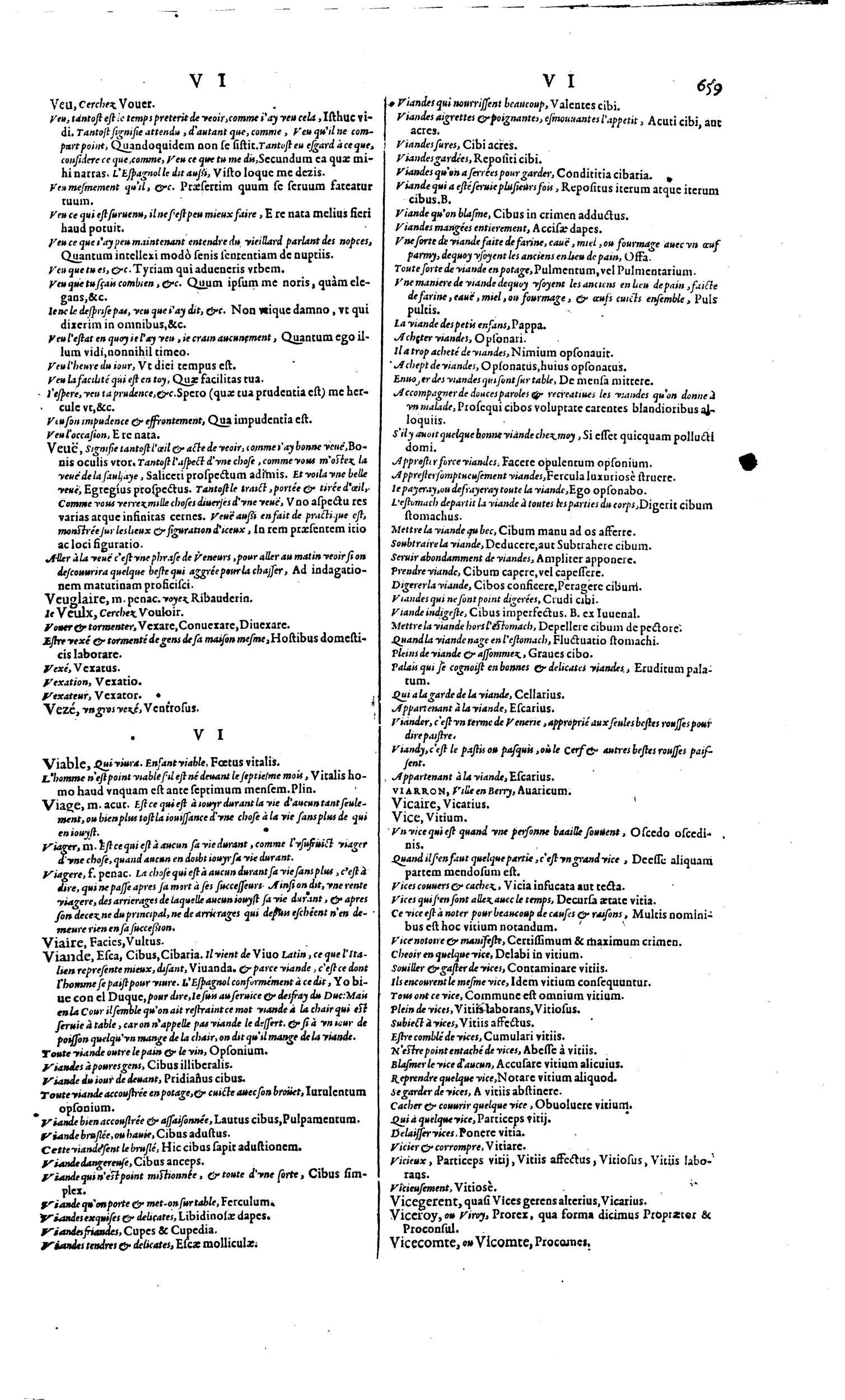 1606 - David Douceur - Trésor de la langue française - BM Lyon 1606 - David Douceur - Trésor de la langue française - BM Lyon