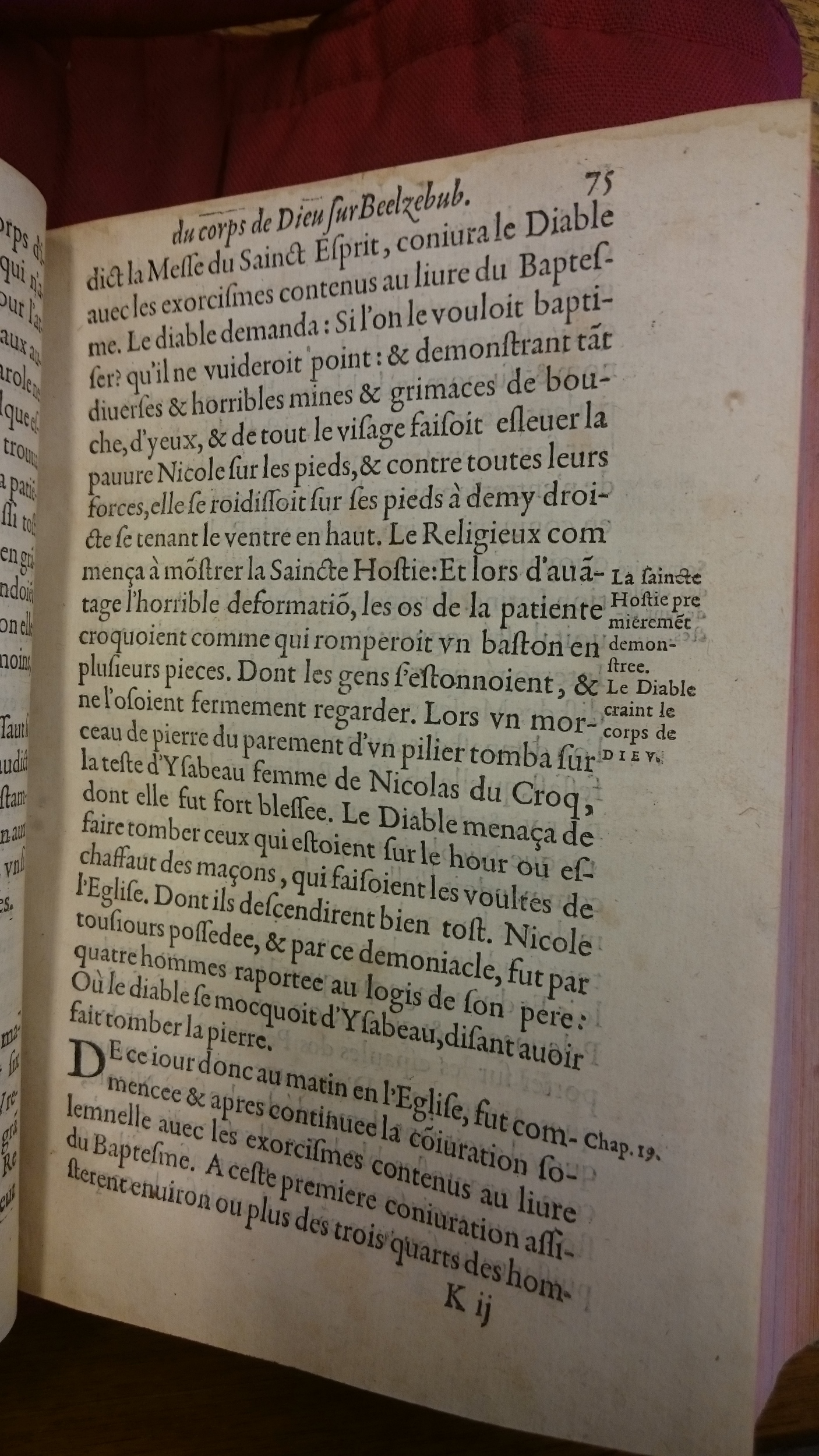1578 - Nicolas Chesneau - Trésor et entière histoire de la triomphante victoire du corps de Dieu sur l’esprit malin - BM Lyon