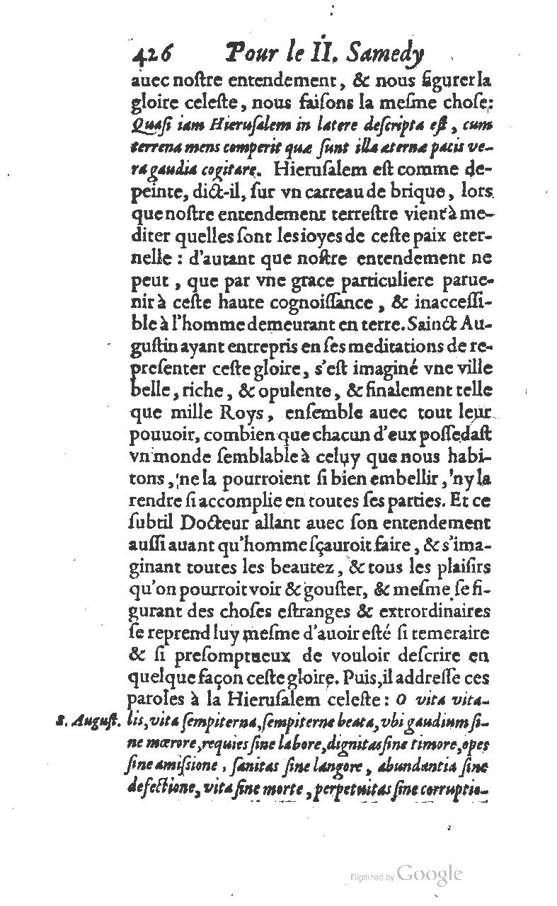 1607 - Nicolas Du Fossé - Trésor quadragésimal - T 01 - BM Lyon