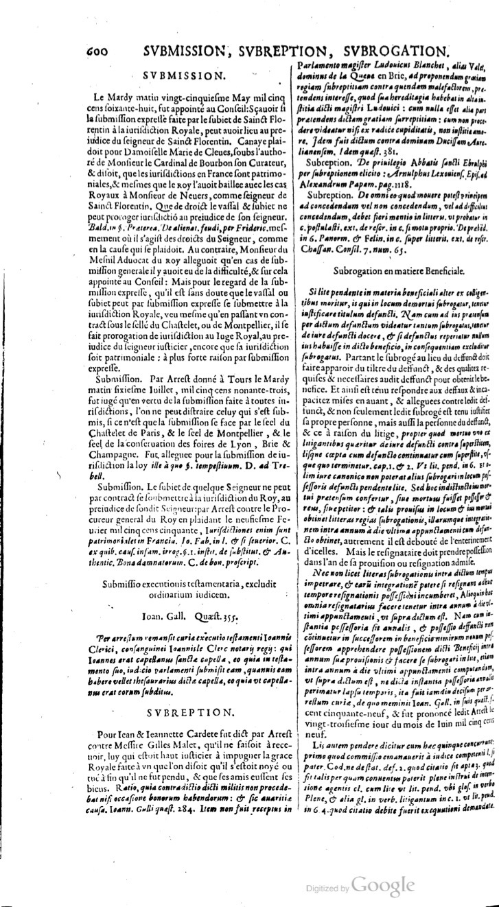 1629 - Veuve Nicolas Buon - Trésor du droit français (21754 T. 3) - BM Lyon