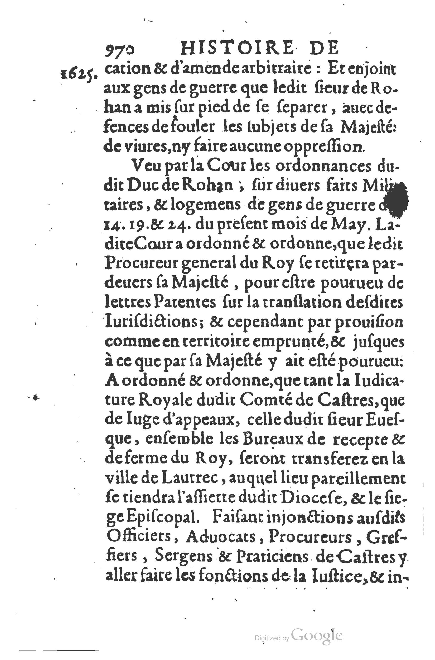 1626 - Joseph Bouillerot - Trésor de l’histoire générale de notre temps - BSB Munich