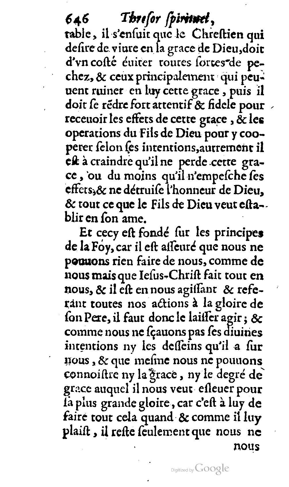 1646 - Antoine Cellier et Pierre Compagnon - Trésor spirituel contenant les obligations - BM Lyon