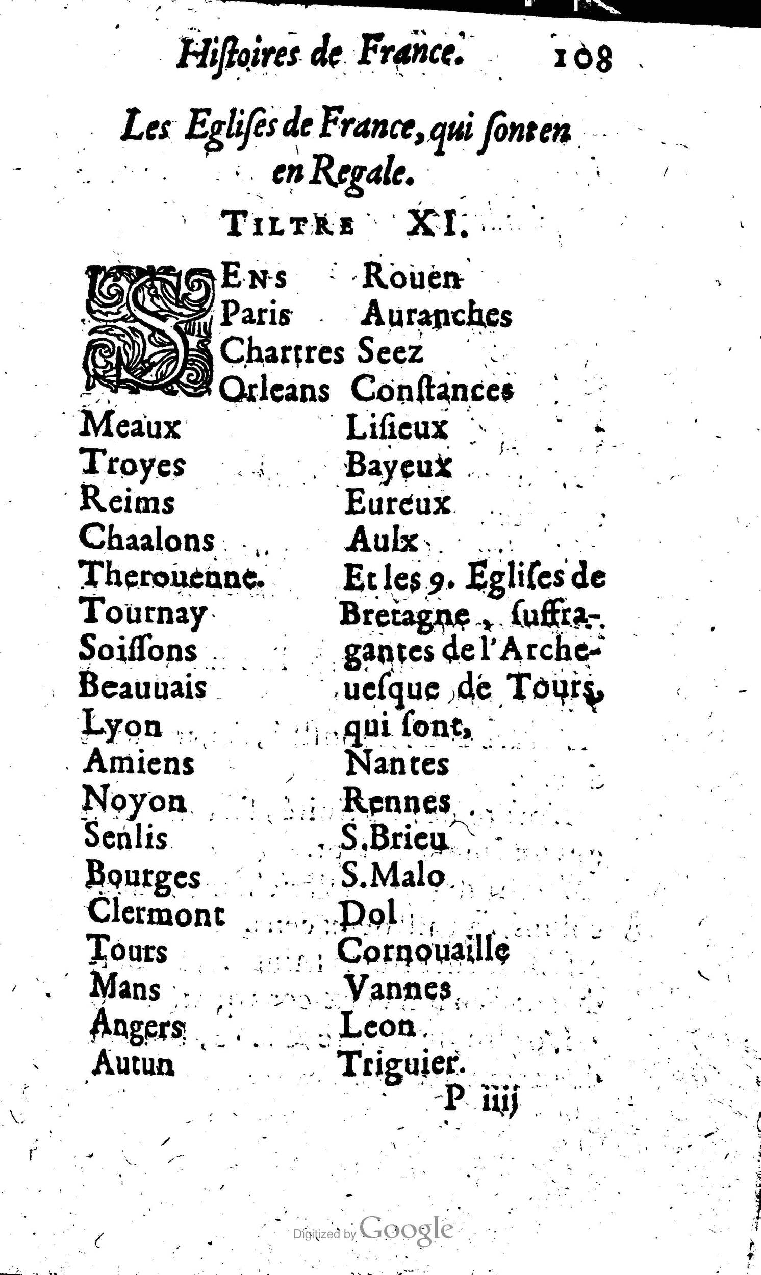 1619 - Jean Corrozet - Trésor des histoires de France - Anvers Musée Plantin-Moretus
