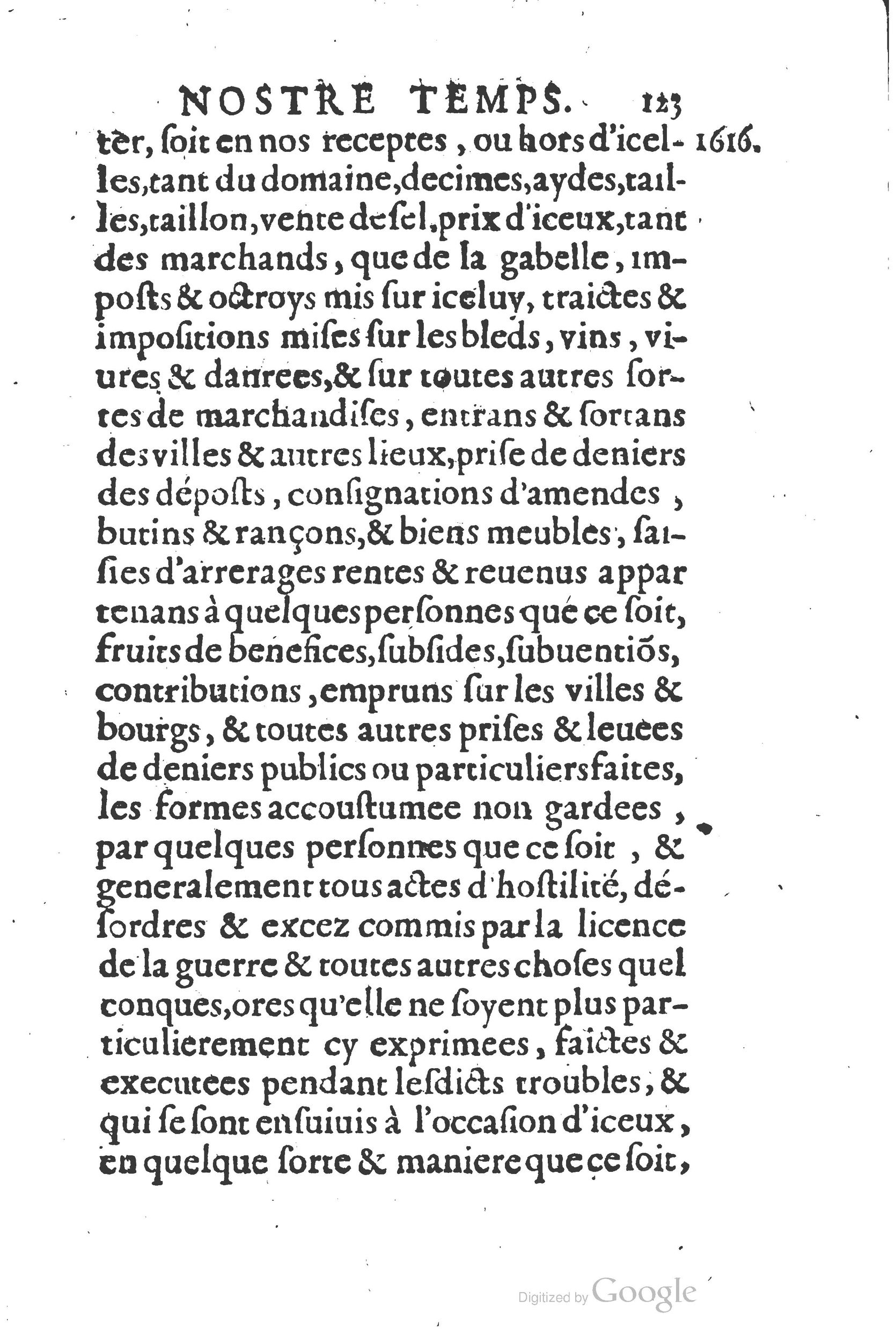 1626 - Joseph Bouillerot - Trésor de l’histoire générale de notre temps - BSB Munich