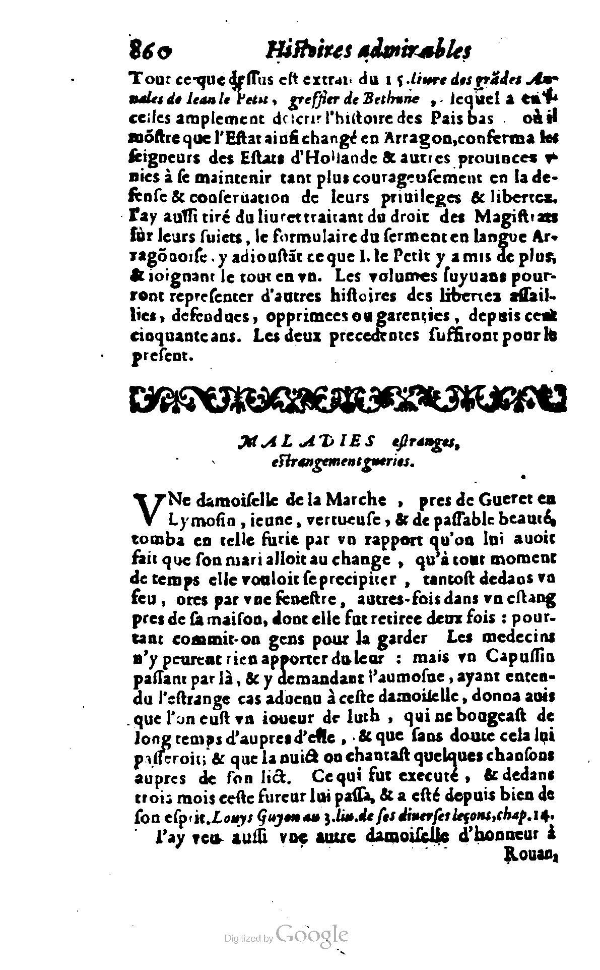 1620 - Samuel Crespin - Trésor d’histoires admirables et mémorables - BCU Lausanne