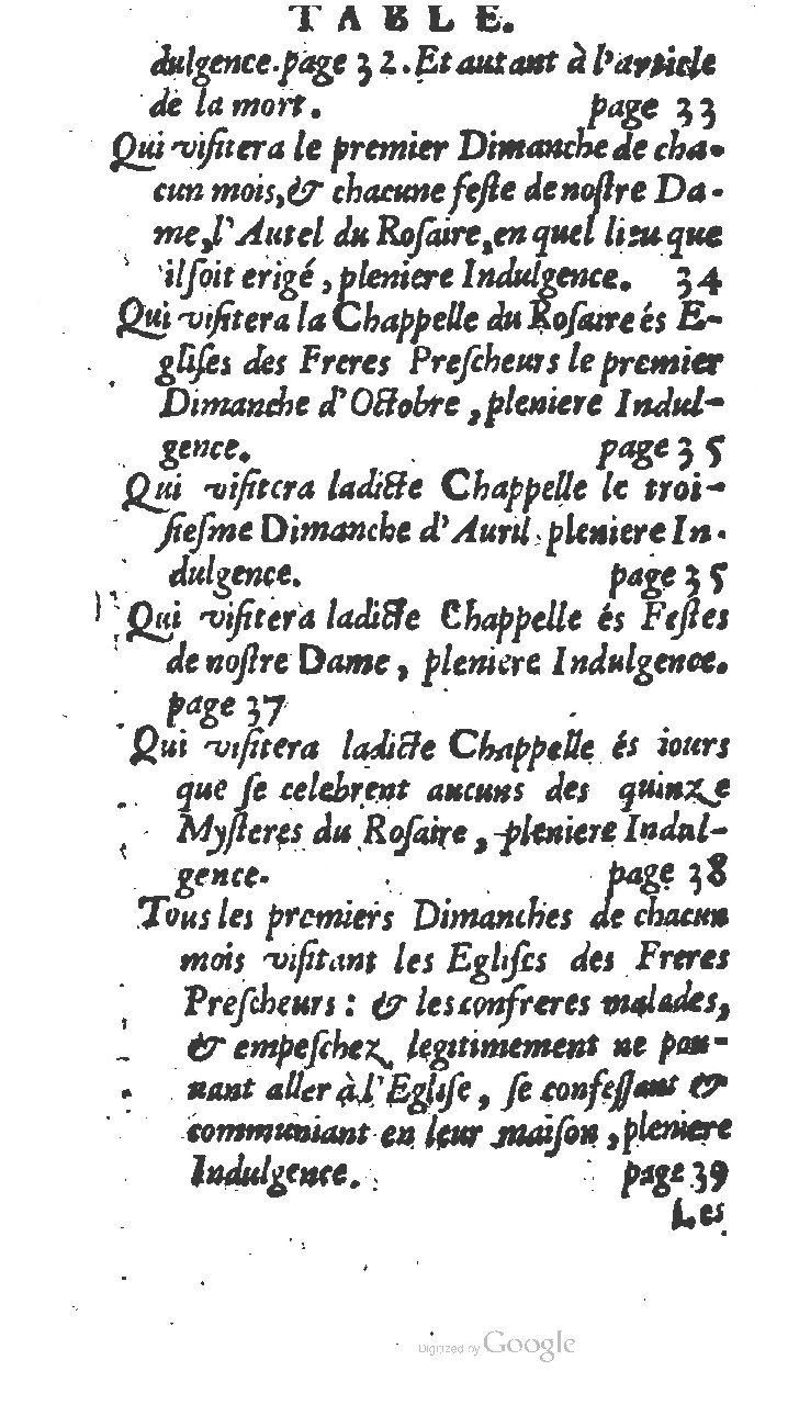 1615 - Jean Bogart - Trésor des indulgences du saint Rosaire - UGent
