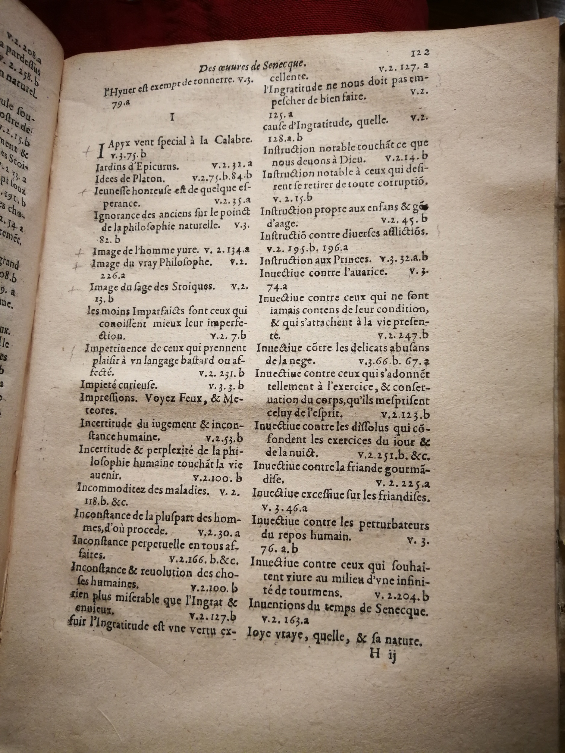1595 - Jean Houzé - Œuvres morales et mêlées de Sénèque, Trésor de philosophie morale - T. 3 - BnF