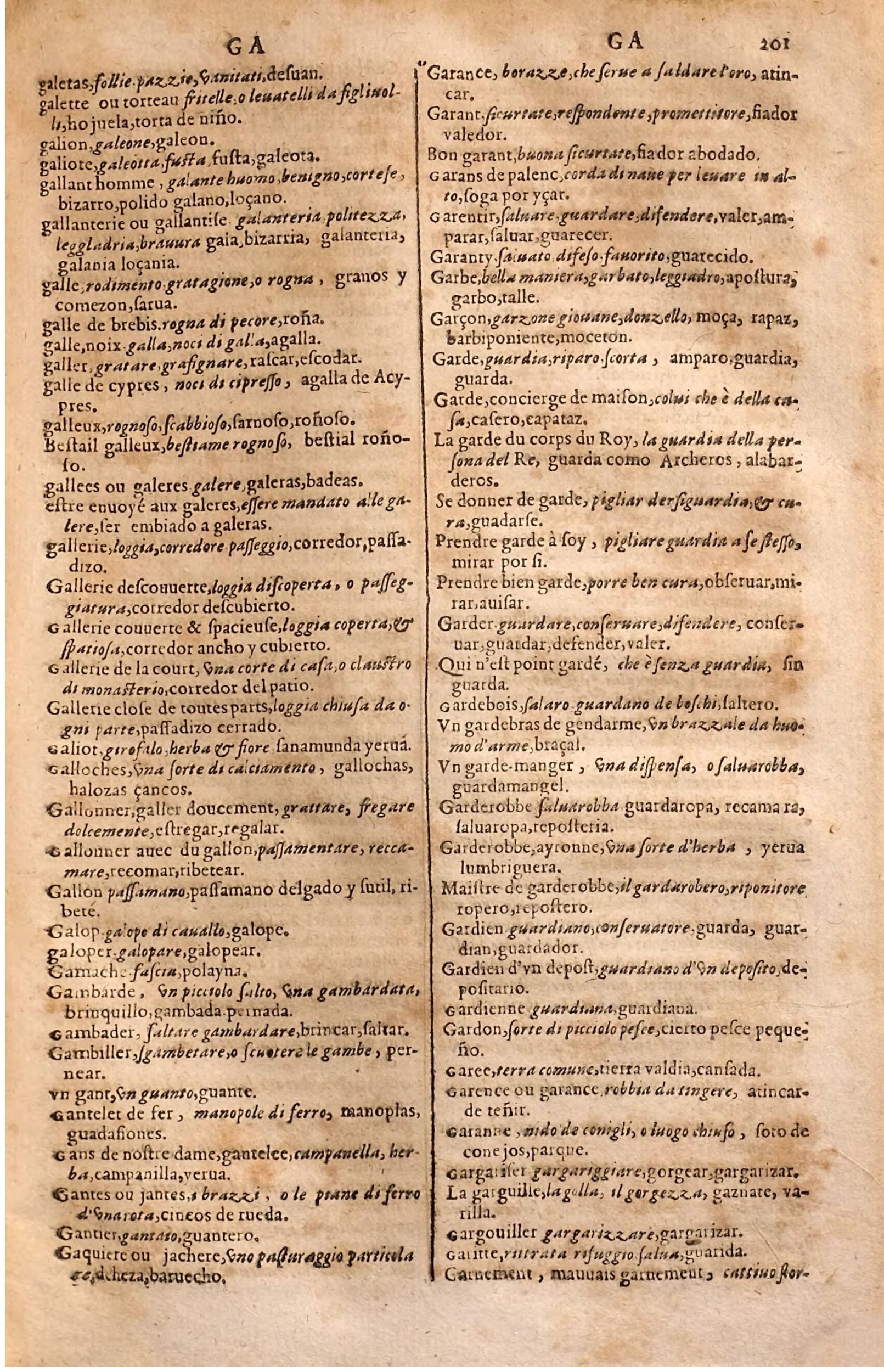 1627 - Jacques Crespin - Trésor des trois langues (Seconde partie) - Regensburg