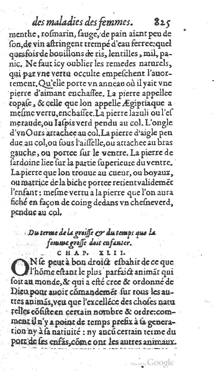 1585 - Jacques du Puis - Trésor des remèdes secrets pour les maladies des femmes - BnF