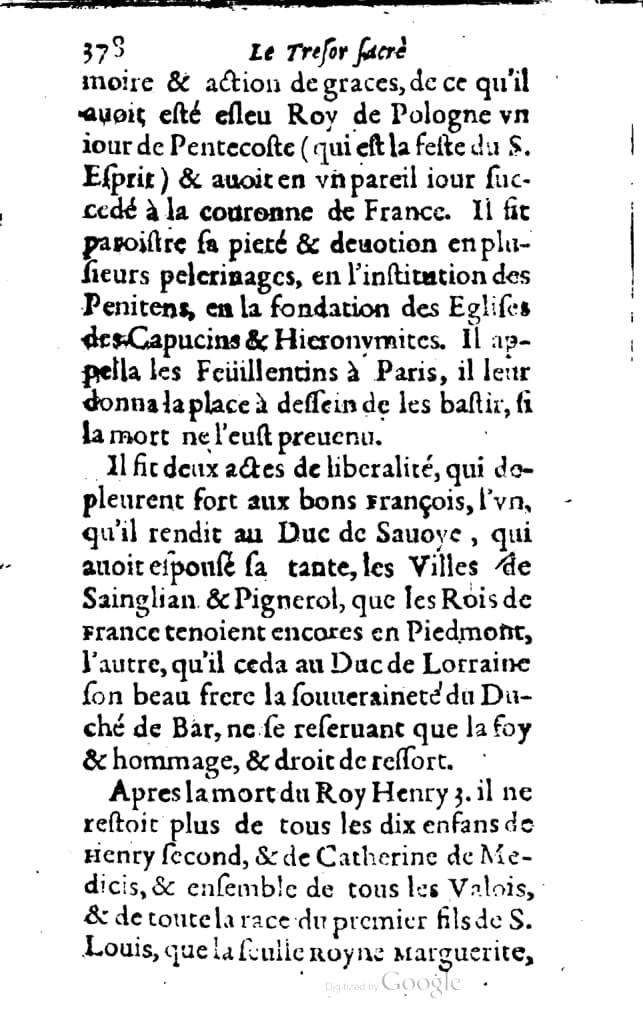 1636 - Jean Billaine - Trésor sacré ou inventaire des saintes reliques - British Library