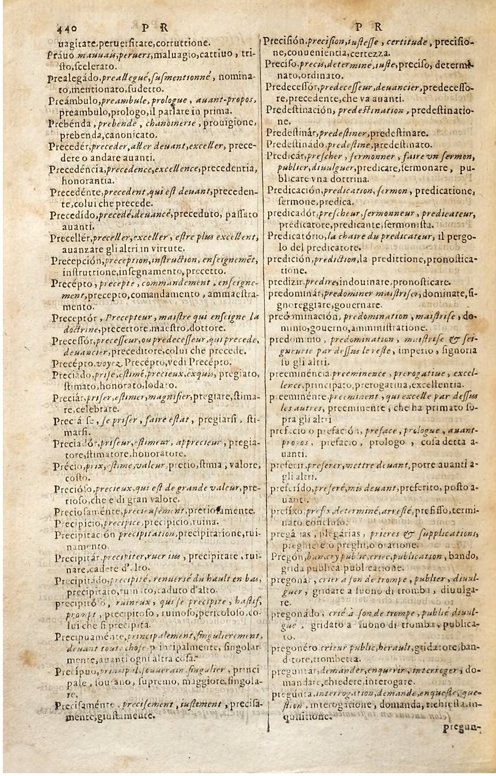 1627 - Jacques Crespin - Trésor des trois langues - Regensburg