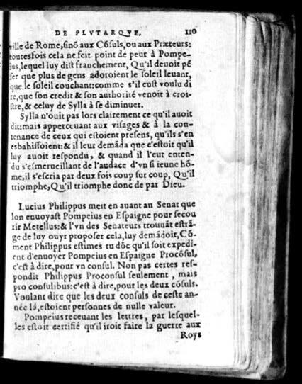 1574 - Benoît Rigaud - Trésor des vies de Plutarque - Avignon