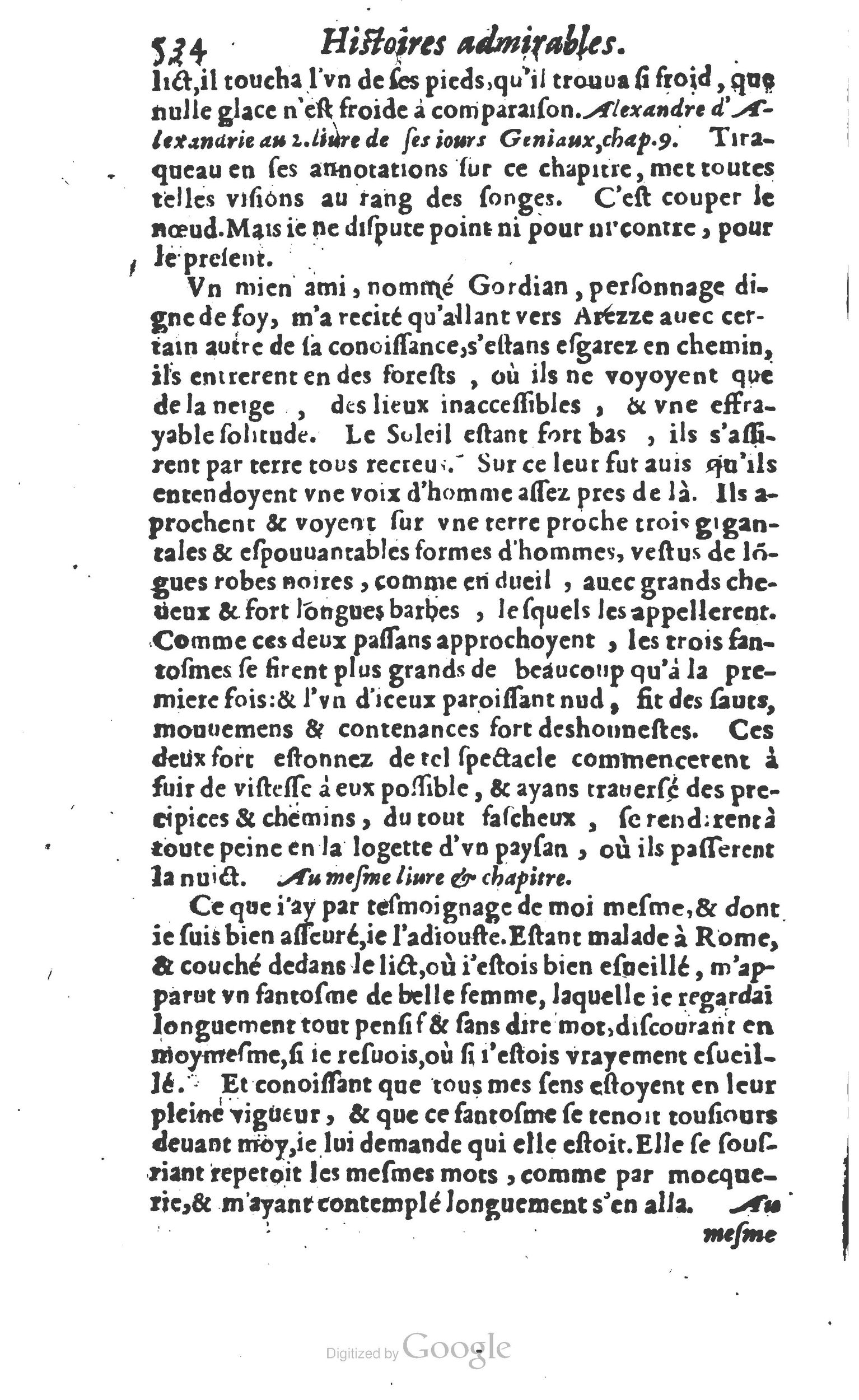 1610 - Paul Marceau - Trésor d’histoires admirables et mémorables - Princeton