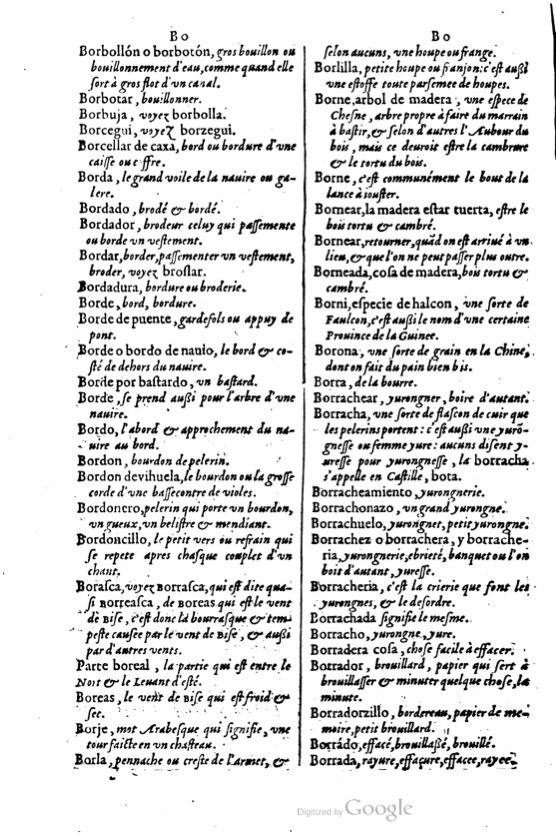 1621 - Adrian Tiffaine - Trésor des deux langues espagnole et française - BM Lyon