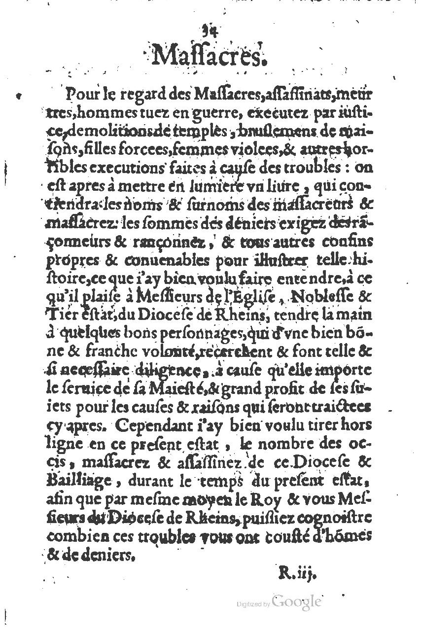 1581 - s.n. - Secret des trésors de France (Livre II) - BSB Munich