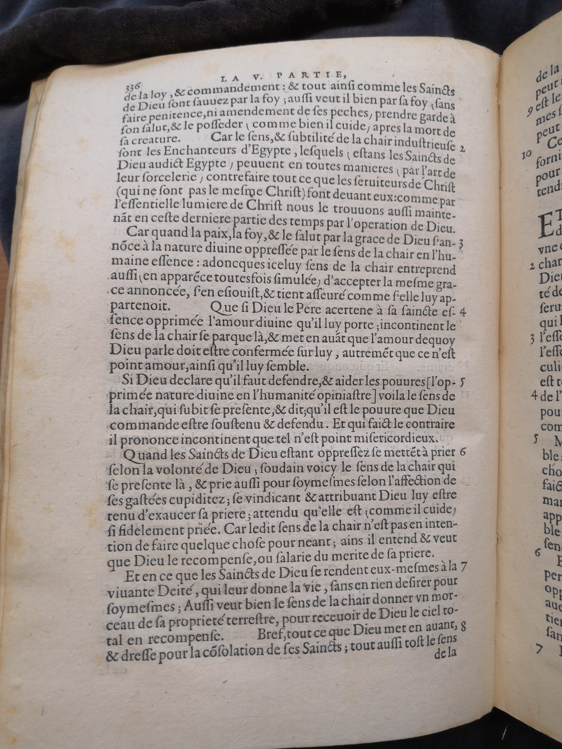 1581c. - Christophe Plantin - Le Livre des témoignages du Trésor caché au champ (Livres 2, 4, 6 et 7) - Anvers Musée Plantin Moretus