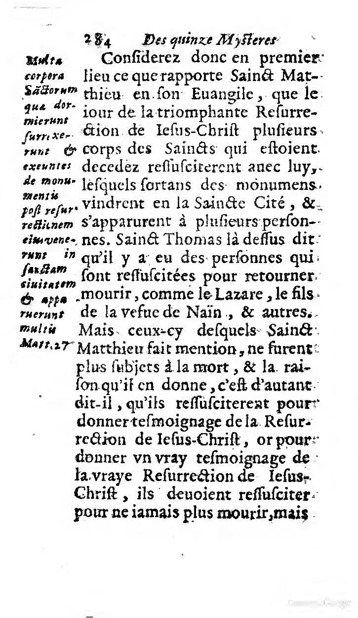 1646 - Jean Piot - Trésor inestimable de Saint-Joseph - BNC Rome