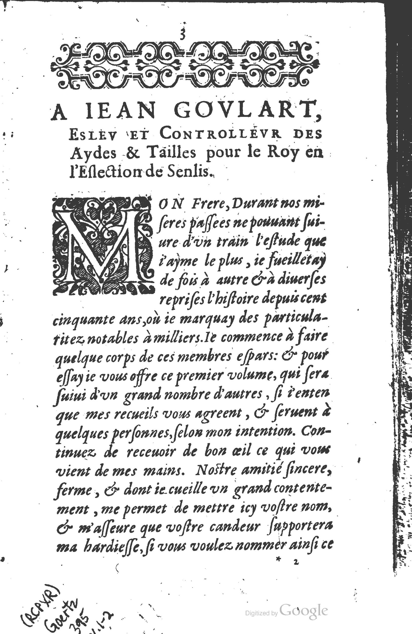 1610 - Paul Marceau - Trésor d’histoires admirables et mémorables - Princeton