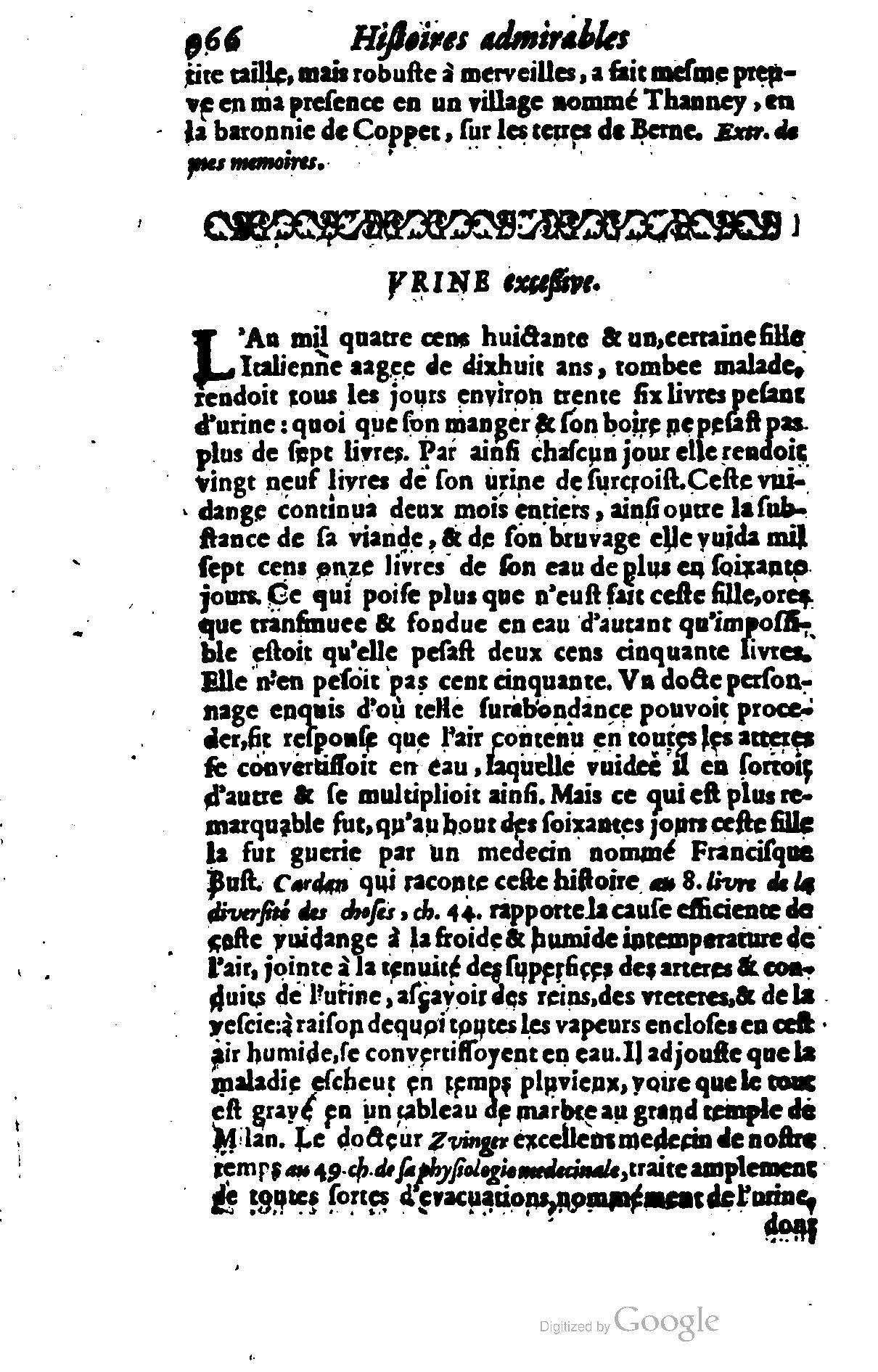 1628 - Jacques Crespin - Trésor d’histoires admirables et mémorables - BSB Munich