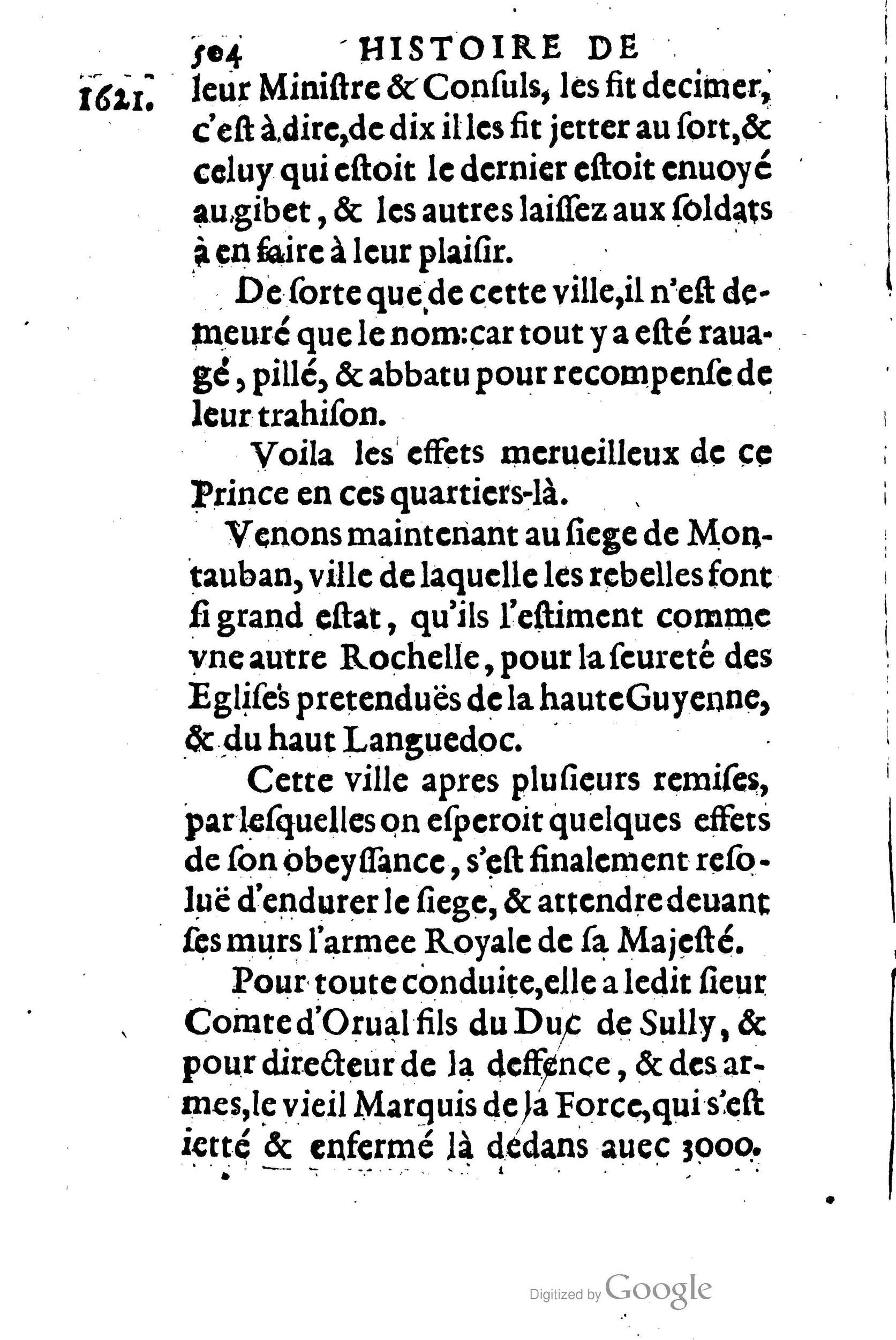 1623 - Joseph Bouillerot - Trésor de l’histoire générale de notre temps - BM Lyon