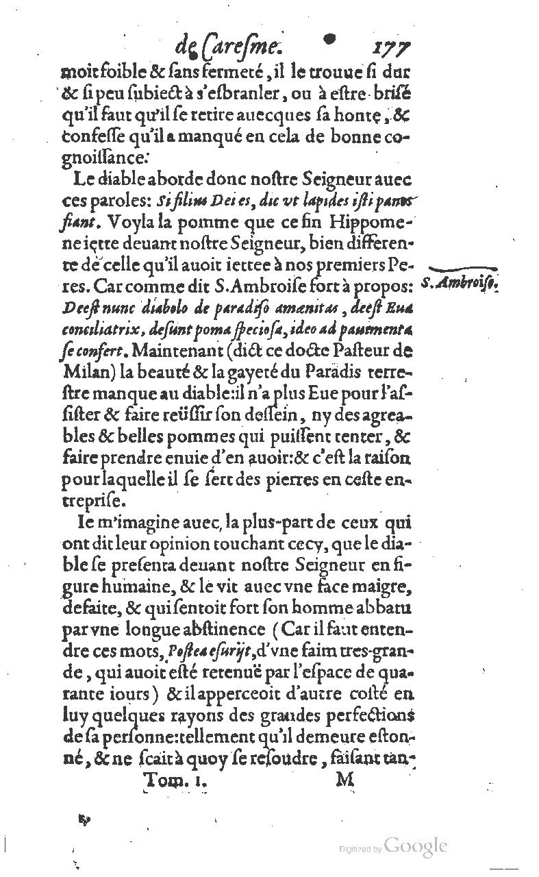 1607 - Nicolas Du Fossé - Trésor quadragésimal - T 01 - BM Lyon 1607 - Nicolas Du Fossé - Trésor quadragésimal - T 01 - BM Lyon