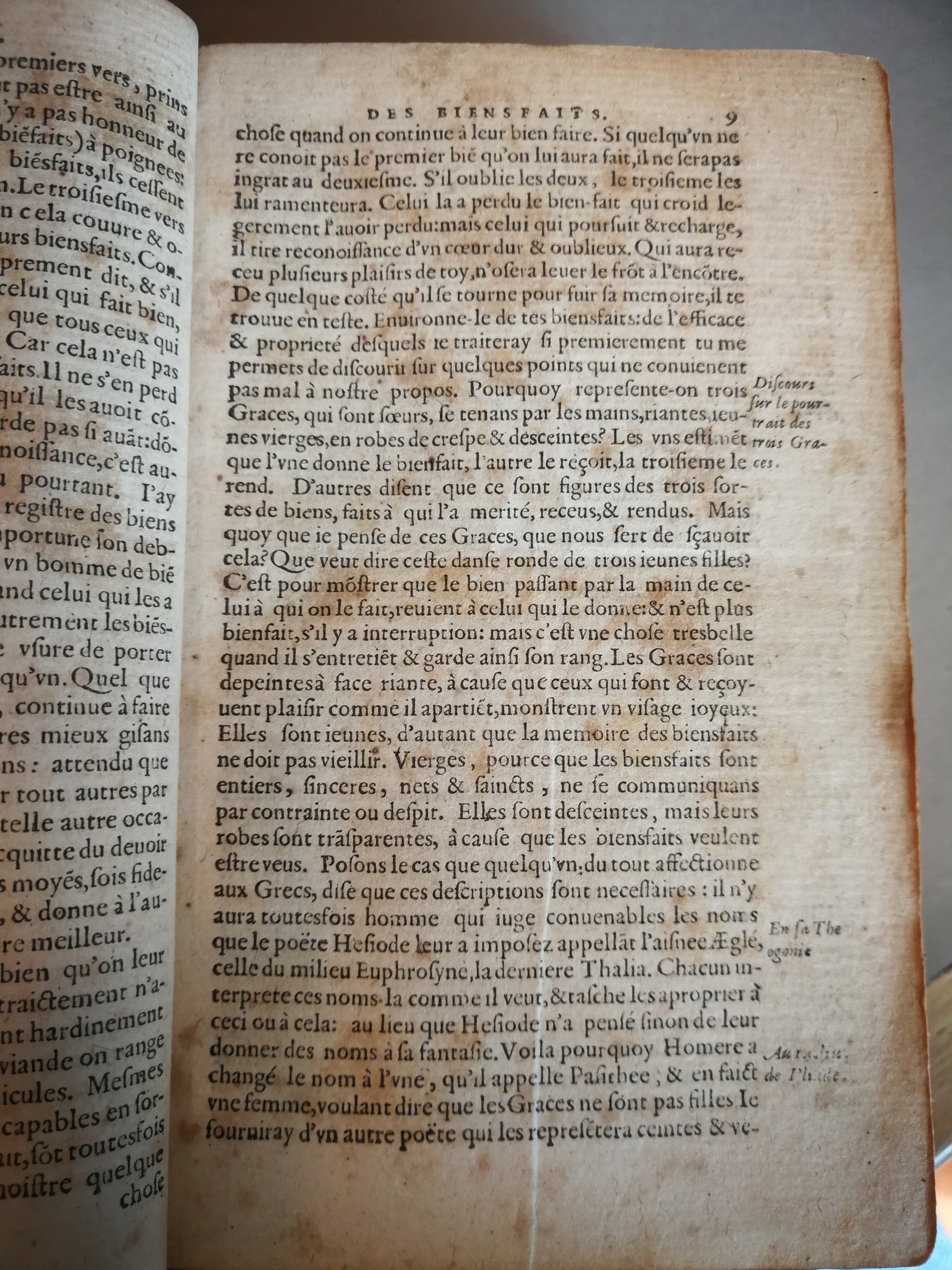 1606 - Jean Arnaud - Œuvres morales et mêlées de Sénèque, Trésor de philosophie morale - BM Marseille