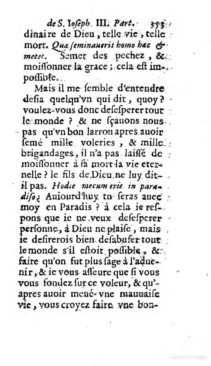 1646 - Jean Piot - Trésor inestimable de Saint-Joseph - BNC Rome