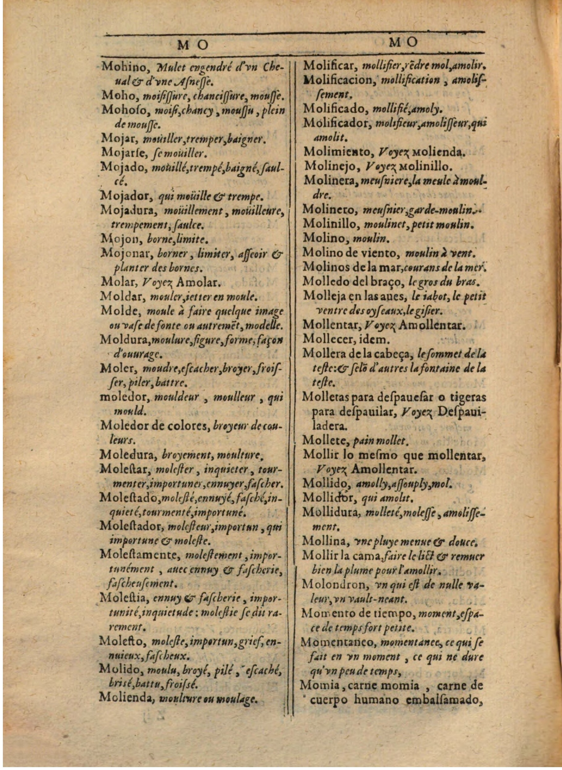1607 - Marc Orry - Trésor des deux langues espagnole et française (Première partie) - BSB Munich 1607 - Marc Orry - Trésor des deux langues espagnole et française (Première partie) - BSB Munich