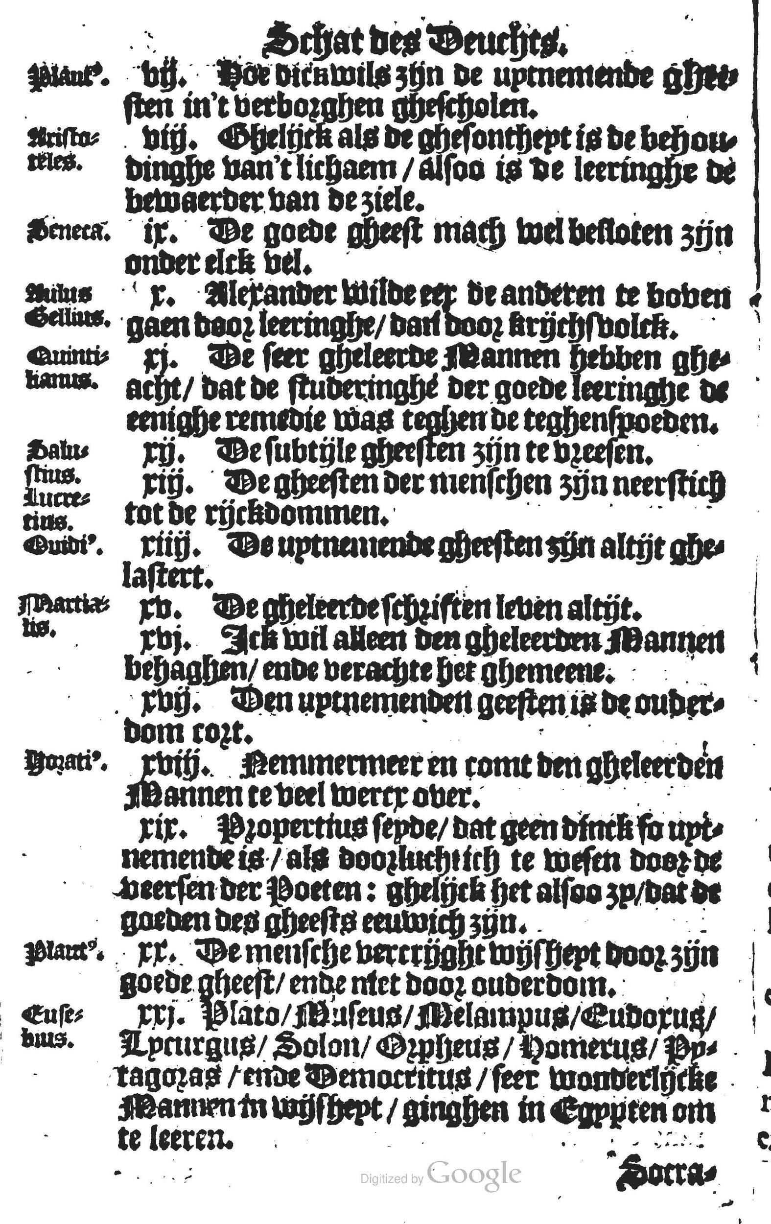 1594 - Cornelis Claesz - Trésor de vertu - BU Leiden