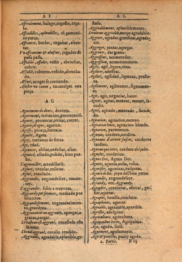 1607 - Marc Orry - Trésor des deux langues espagnole et française (Première et Seconde parties) - ÖNB Wien