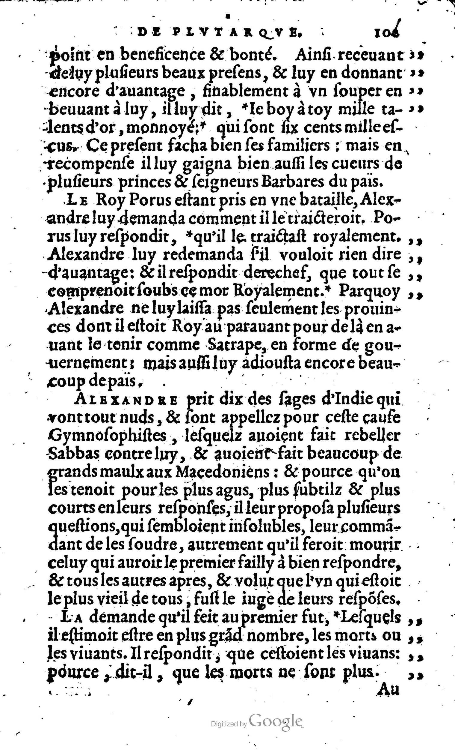 1568 - Willem Silvius - Trésor des vies de Plutarque - Anvers Plantin-Moretus