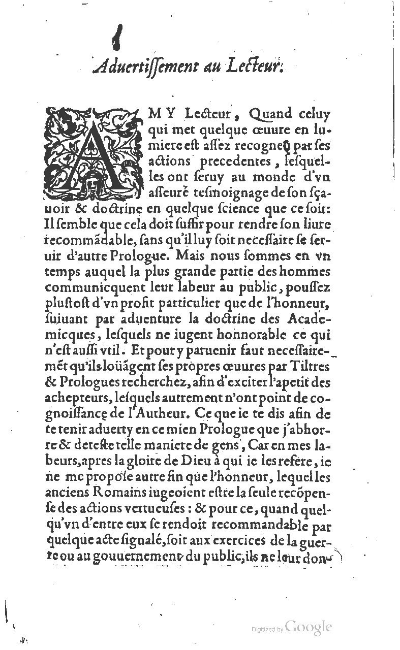 1607 - Nicolas Du Fossé - Trésor quadragésimal - T 01 - BM Lyon 1607 - Nicolas Du Fossé - Trésor quadragésimal - T 01 - BM Lyon