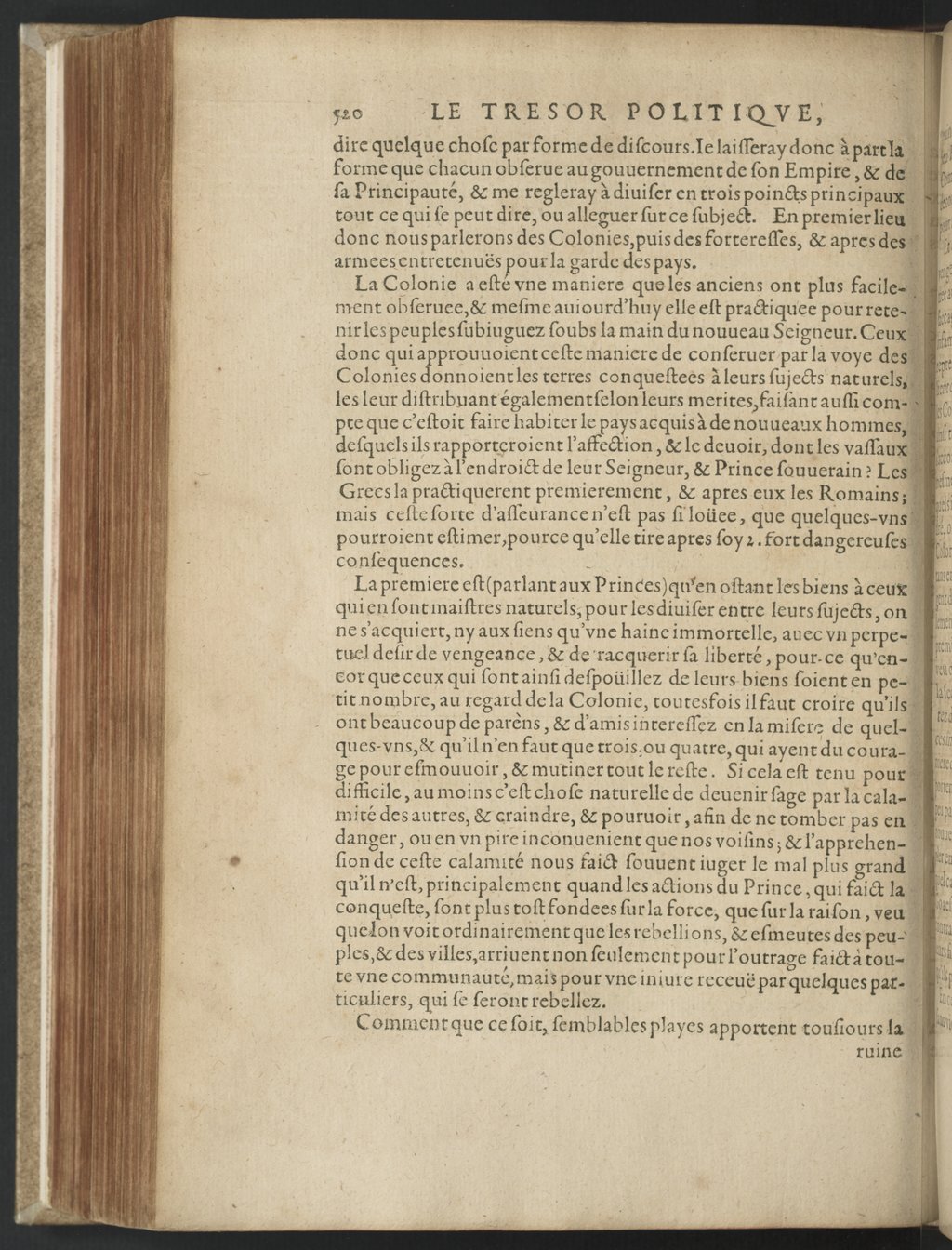 1608 - Nicolas Du Fossé - Trésor politique - BnF Tolbiac
